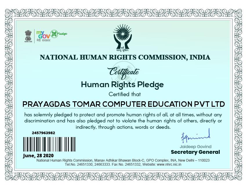 Human Rights Certifications
